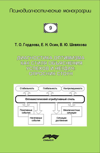 В. Шевяхова. Диагностика оптимизма как стиля объяснения успехов и неудач: Опросник СТОУН