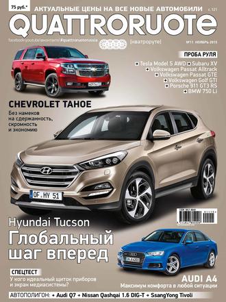 Обложка книги «Quattroruote №11/2015»