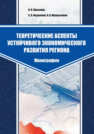 Обложка книги «Теоретические аспекты устойчивого экономического развития региона»