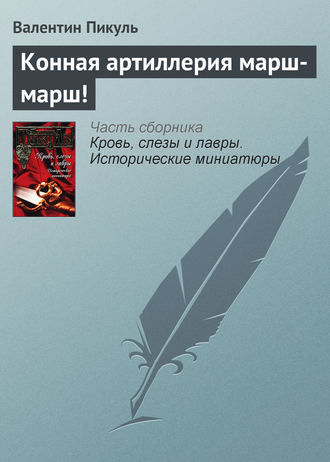 Обложка книги «Конная артиллерия марш-марш!»
