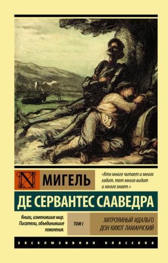 Обложка книги «Хитроумный идальго Дон Кихот Ламанчский. Т. I»
