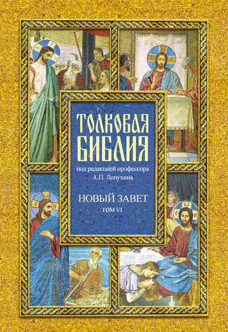 Обложка книги «Толковая Библия. Том VI. Новый Завет. Четвероевангелие»