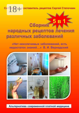 Обложка книги «Сборник народных рецептов лечения различных заболеваний»