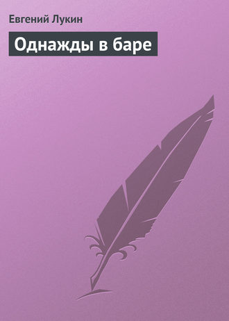 Обложка книги «Однажды в баре»