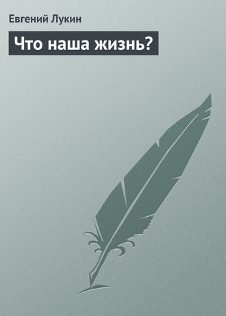 Обложка книги «Что наша жизнь?»