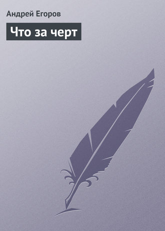 Обложка книги «Что за черт»