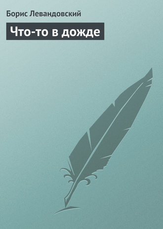 Обложка книги «Что-то в дожде»