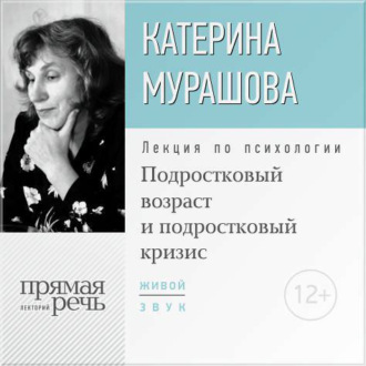 Обложка книги «Лекция «Подростковый возраст и подростковый кризис»»