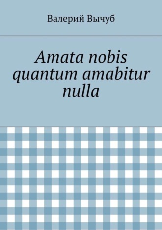 Валерий Вычуб. Amata nobis quantum amabitur nulla