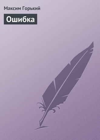 Обложка книги «Ошибка»