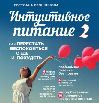Обложка книги «Интуитивное питание. Как перестать беспокоиться о еде и похудеть. часть 2»