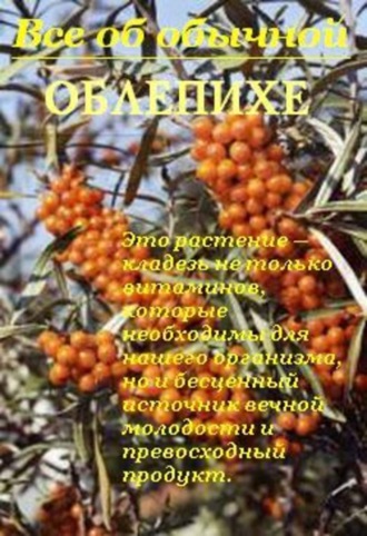 Обложка книги «Все об обычной облепихе»