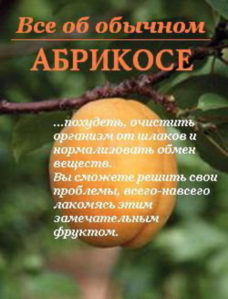 Обложка книги «Все об обычном абрикосе»