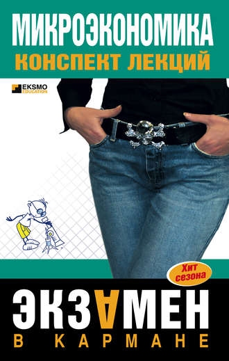 Обложка книги «Микроэкономика: конспект лекций»