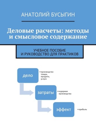 Обложка книги «Деловые расчеты: методы и смысловое содержание»