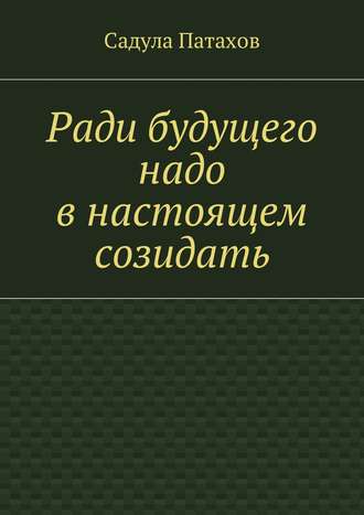 Садула Патахов. Ради будущего надо в настоящем созидать