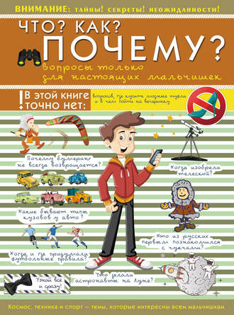 Обложка книги «Что? Как? Почему? Вопросы только для настоящих мальчишек»