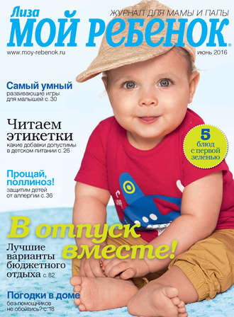 Обложка книги «Журнал «Лиза. Мой ребенок» №06/2016»