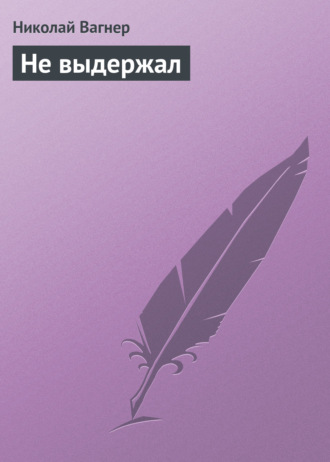 Обложка книги «Не выдержал»
