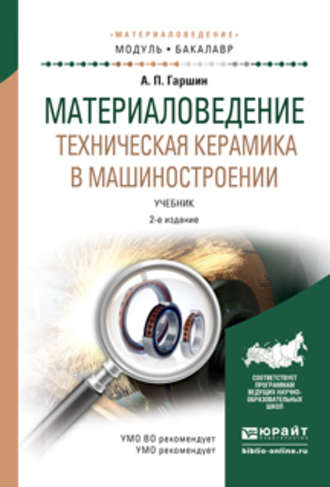 Анатолий Петрович Гаршин. Материаловедение. Техническая керамика в машиностроении 2-е изд., испр. и доп. Учебник для академического бакалавриата