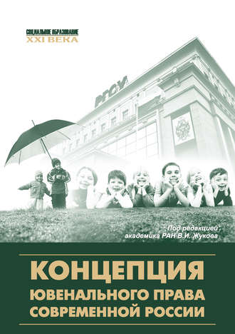 Обложка книги «Концепция ювенального права современной России»