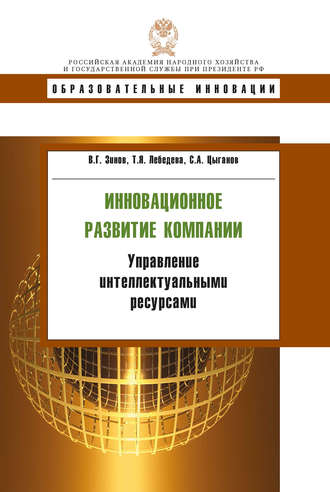 Обложка книги «Инновационное развитие компании. Управление интеллектуальными ресурсами»