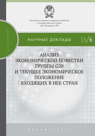 С. М. Дробышевский. Анализ экономической повестки группы G20 и текущее экономическое положение входящих в нее стран