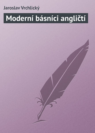 Обложка книги «Moderní básníci angličtí»