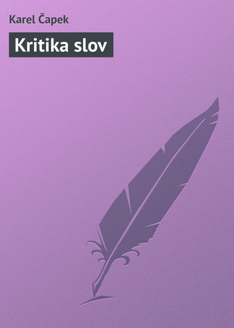 Обложка книги «Kritika slov»