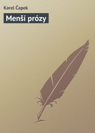Обложка книги «Menší prózy»