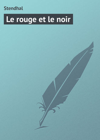 Обложка книги «Le rouge et le noir»