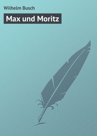 Обложка книги «Max und Moritz»