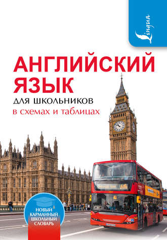Обложка книги «Английский язык для школьников в схемах и таблицах»