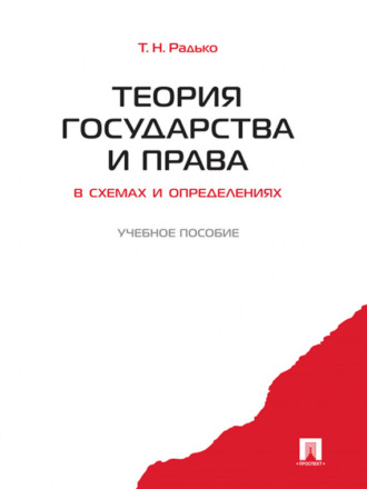 Тимофей Николаевич Радько. Теория государства и права в схемах и определениях