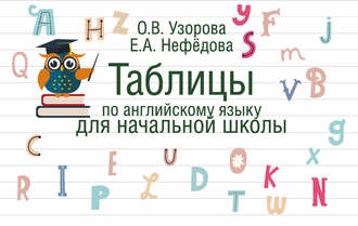 Обложка книги «Таблицы по английскому языку для начальной школы»