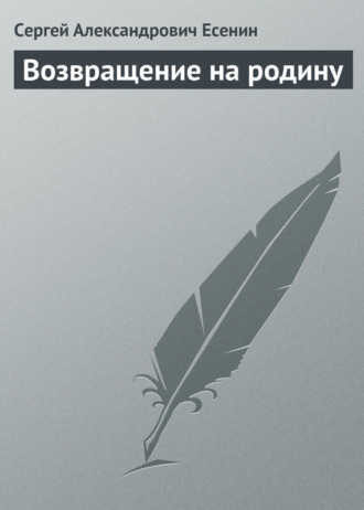 Обложка книги «Возвращение на родину»