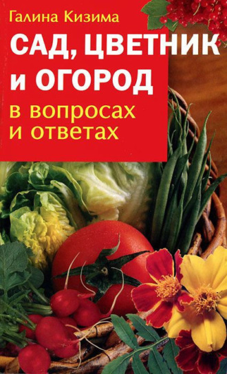 Обложка книги «Сад, цветник и огород в вопросах и ответах»