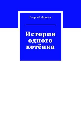 Обложка книги «История одного котёнка»
