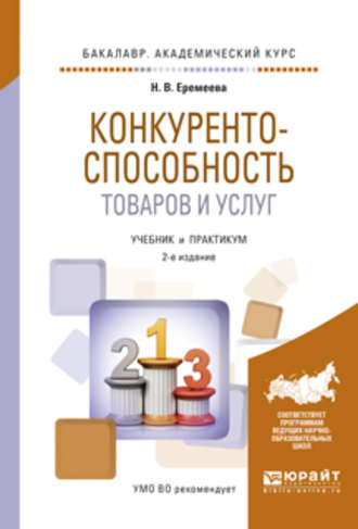 Н. В. Еремеева. Конкурентоспособность товаров и услуг 2-е изд., испр. и доп. Учебник и практикум для академического бакалавриата