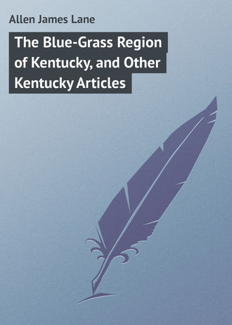 Обложка книги «The Blue-Grass Region of Kentucky, and Other Kentucky Articles»