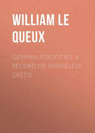 Обложка книги «German Atrocities. A Record of Shameless Deeds»