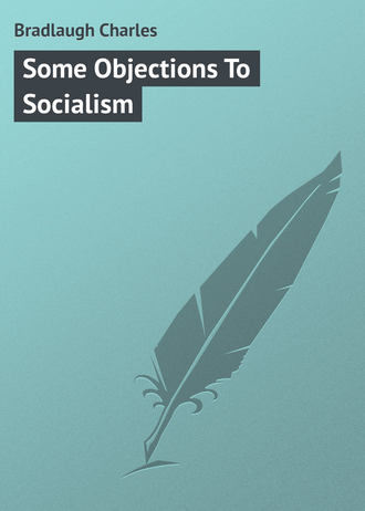 Bradlaugh Charles. Some Objections To Socialism