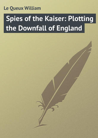 Обложка книги «Spies of the Kaiser: Plotting the Downfall of England»