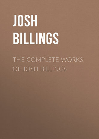 Обложка книги «The Complete Works of Josh Billings»