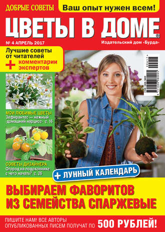 Обложка книги «Добрые советы. Цветы в доме. №04/2017»
