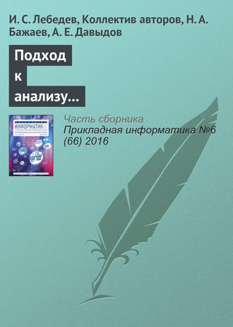 Обложка книги «Подход к анализу состояния информационной безопасности беспроводной сети»