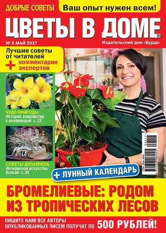 Обложка книги «Добрые советы. Цветы в доме. №05/2017»