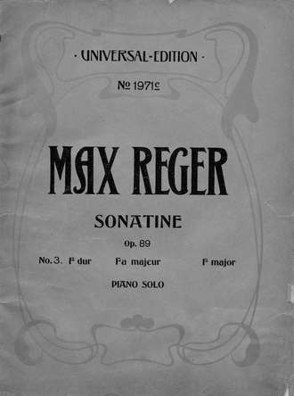 Обложка книги «Sonatinen fur Klavier zu zwei Handen»
