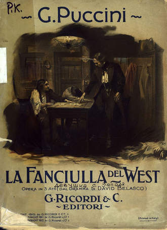 Обложка книги «La Fanciulla del West»