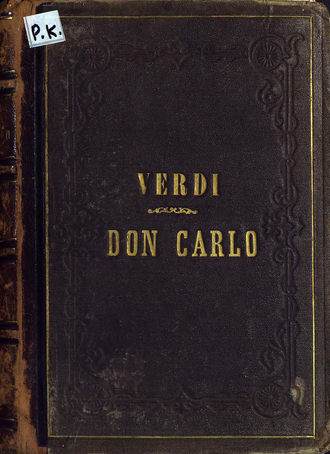 Обложка книги «Don Carlo»